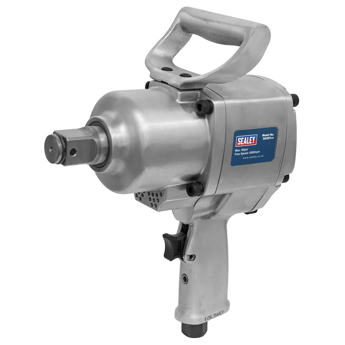 Sealey Twin Hammer Air Impact Wrench 1"Sq Drive Sa297 1