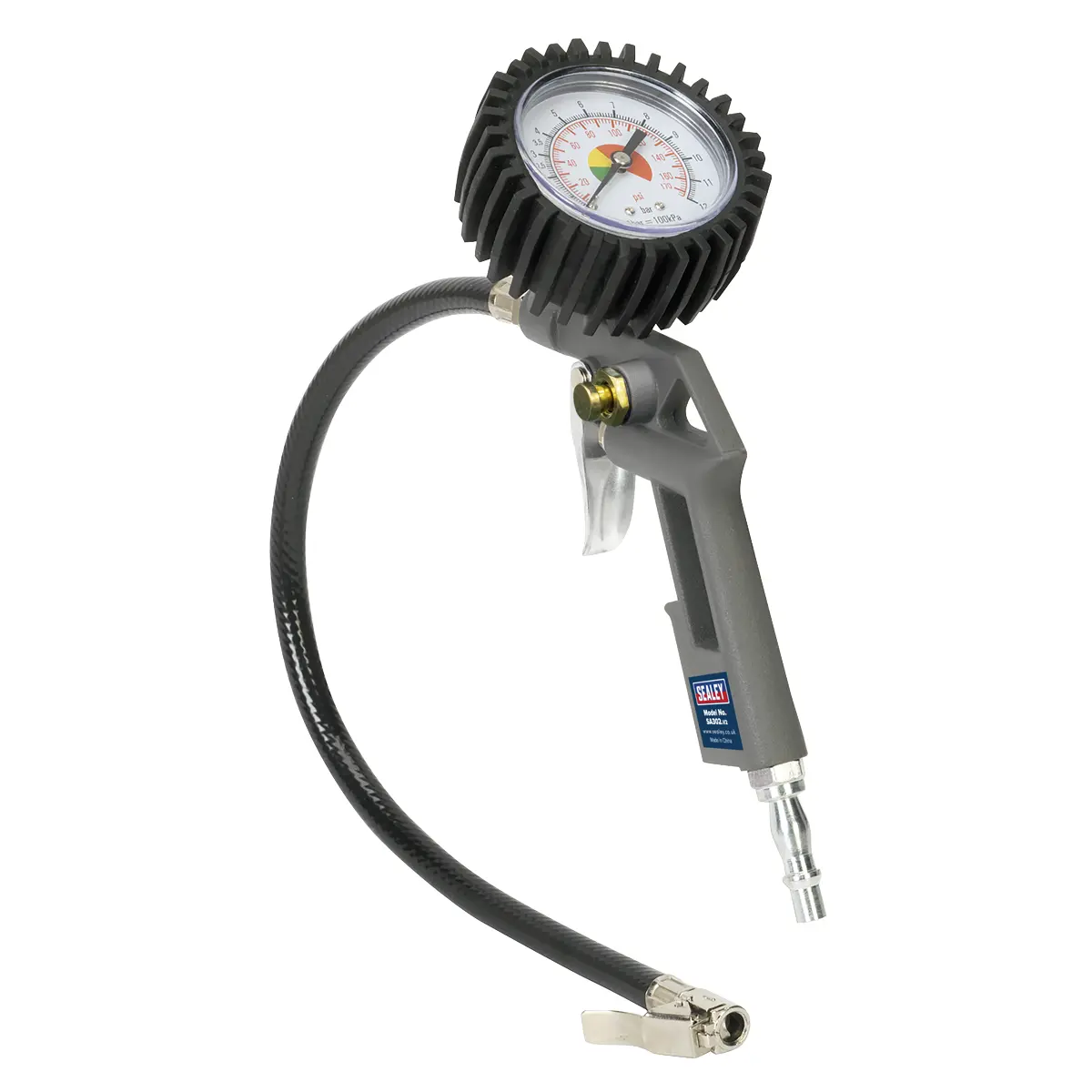 Sealey Tyre Inflator With Gauge Sa302 1