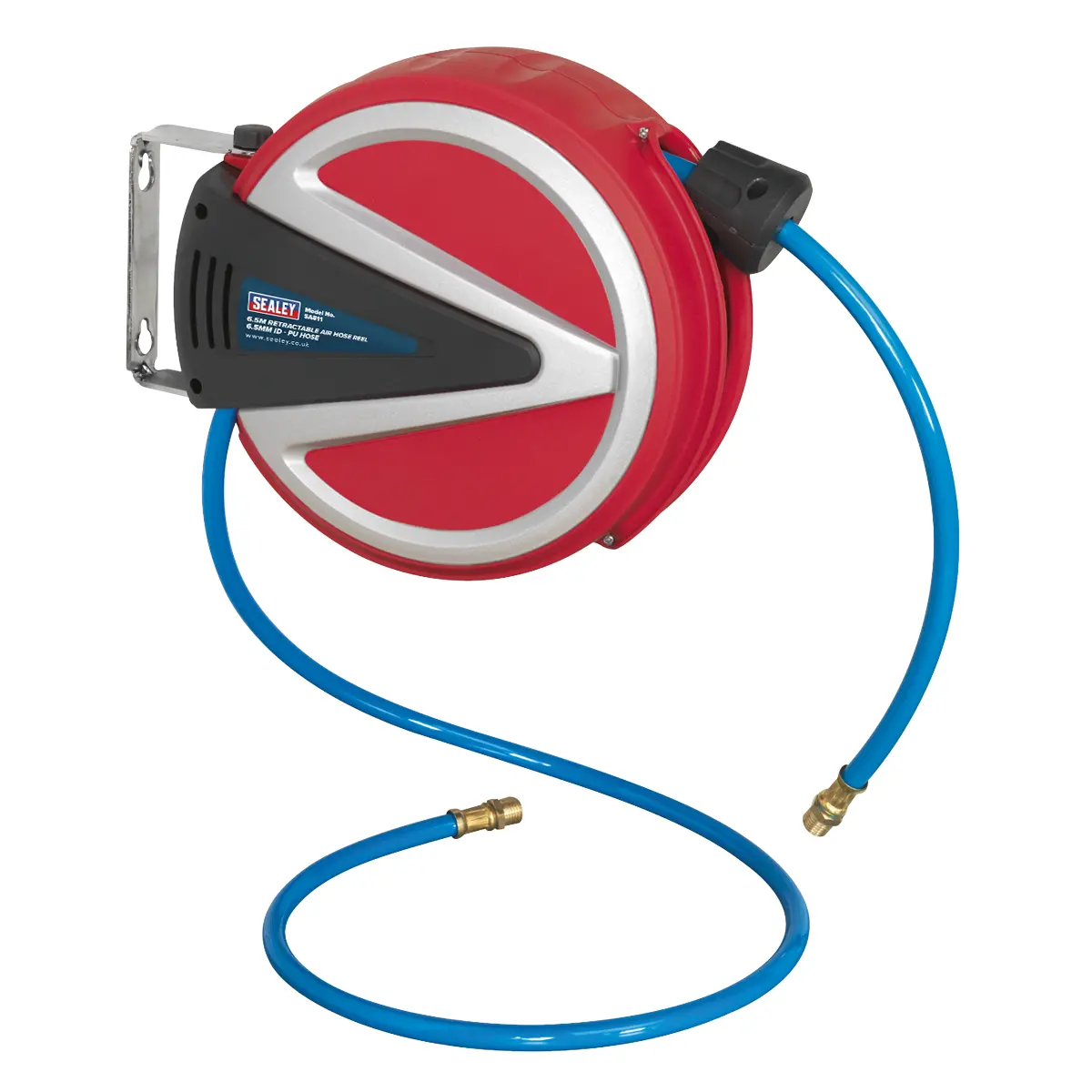 Sealey 6.5M Retractable Pu Air Hose Reel 6.5Mm Id Sa811 1