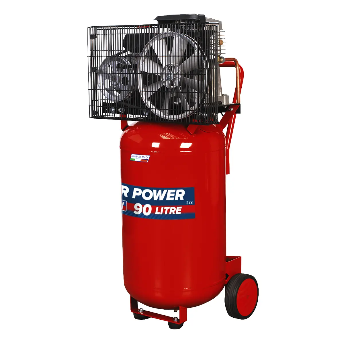 Sealey 90L Belt Drive Vertical Compressor 3Hp Sac1903b 1