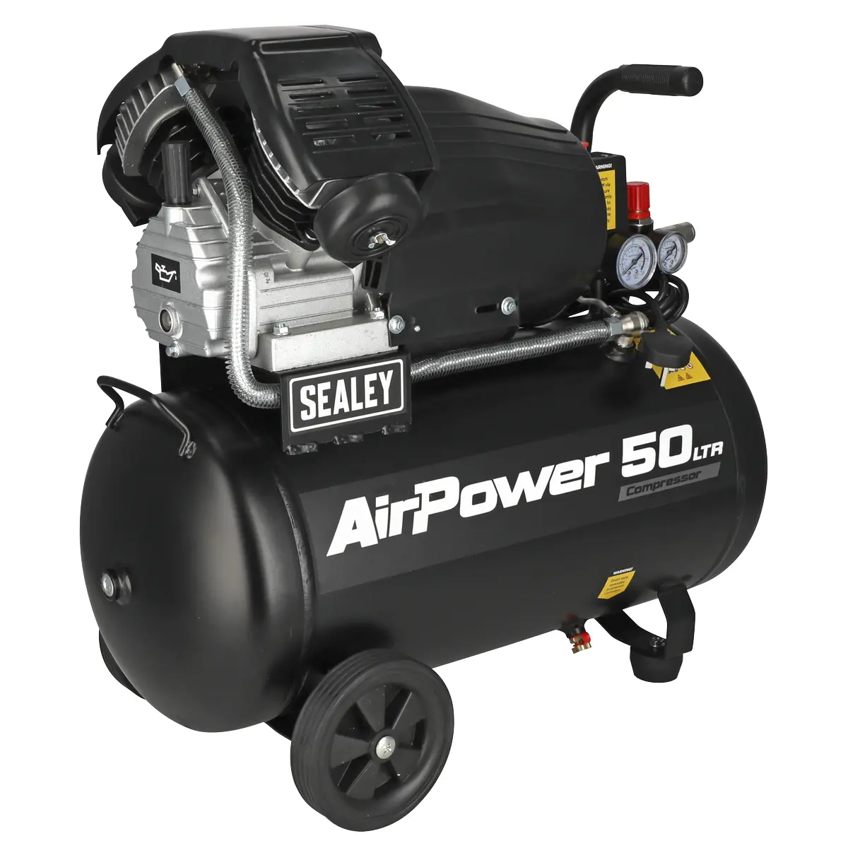 Sealey 50L V-Twin Direct Drive Air Compressor 3Hp Sac5030va 1