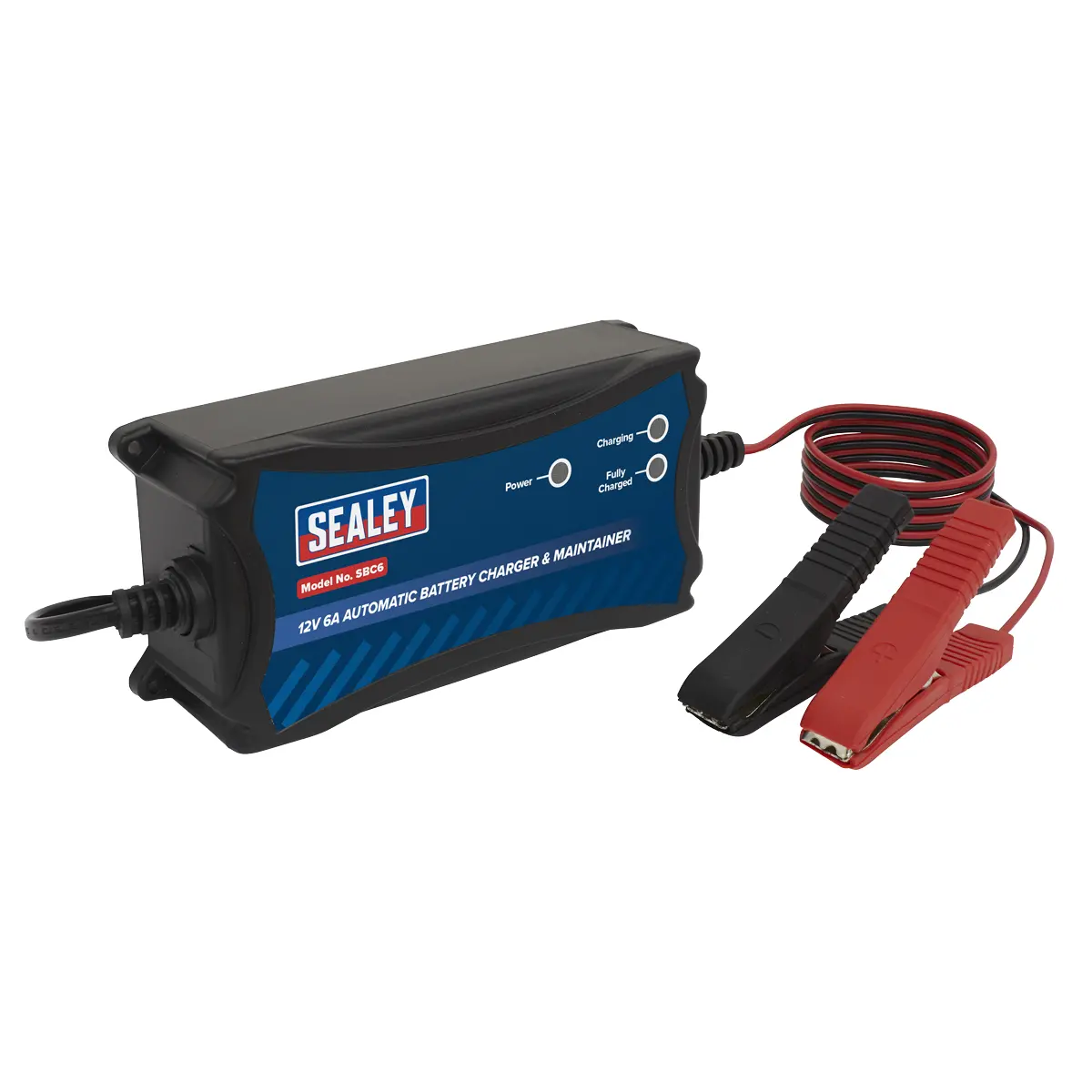 Sealey 12V Fully Automatic Battery Maintainer/Charger 6A Sbc6 1