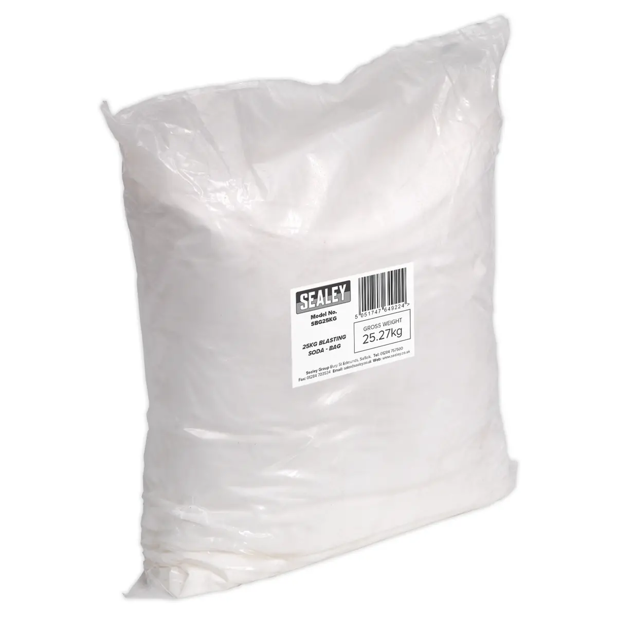 Sealey Blasting Soda Bag 25Kg Sbg25kg 1