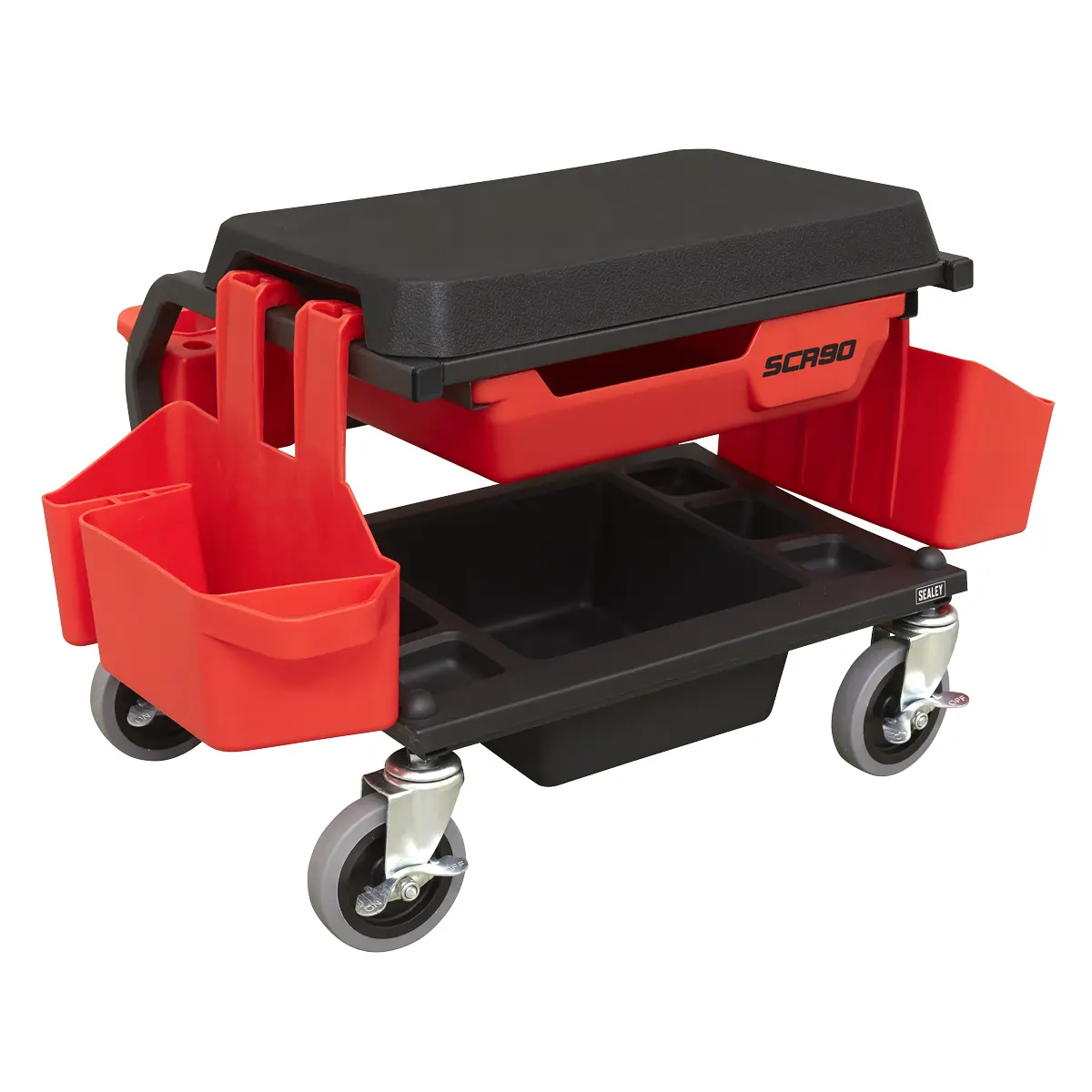 Sealey Mechanic's Deluxe Detailing Utility Seat Scr90 1