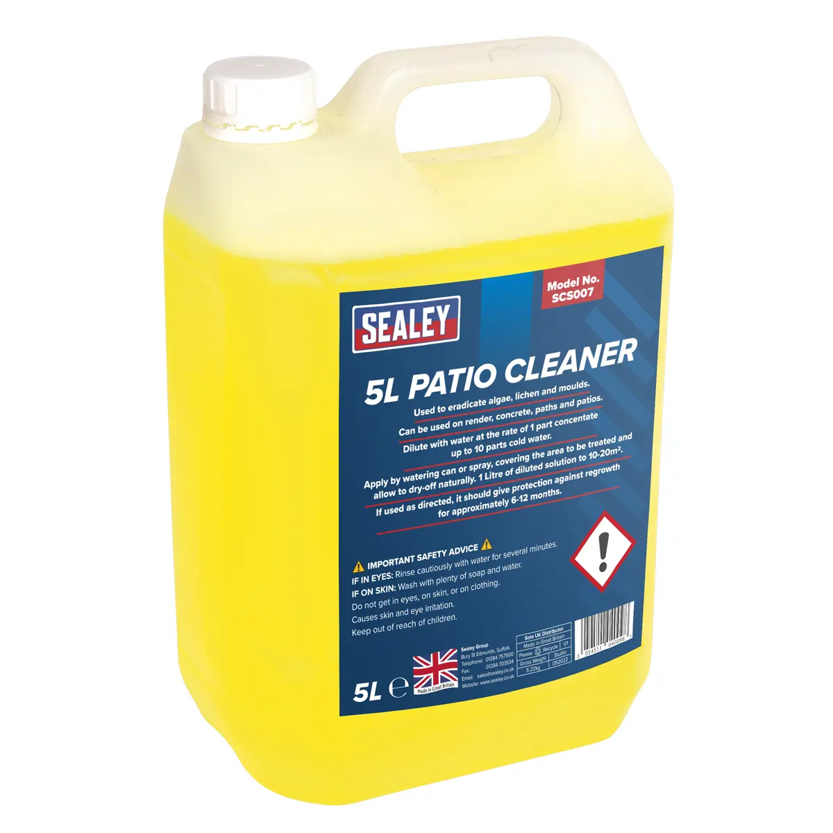 Sealey Patio Cleaner 5L Scs007 1