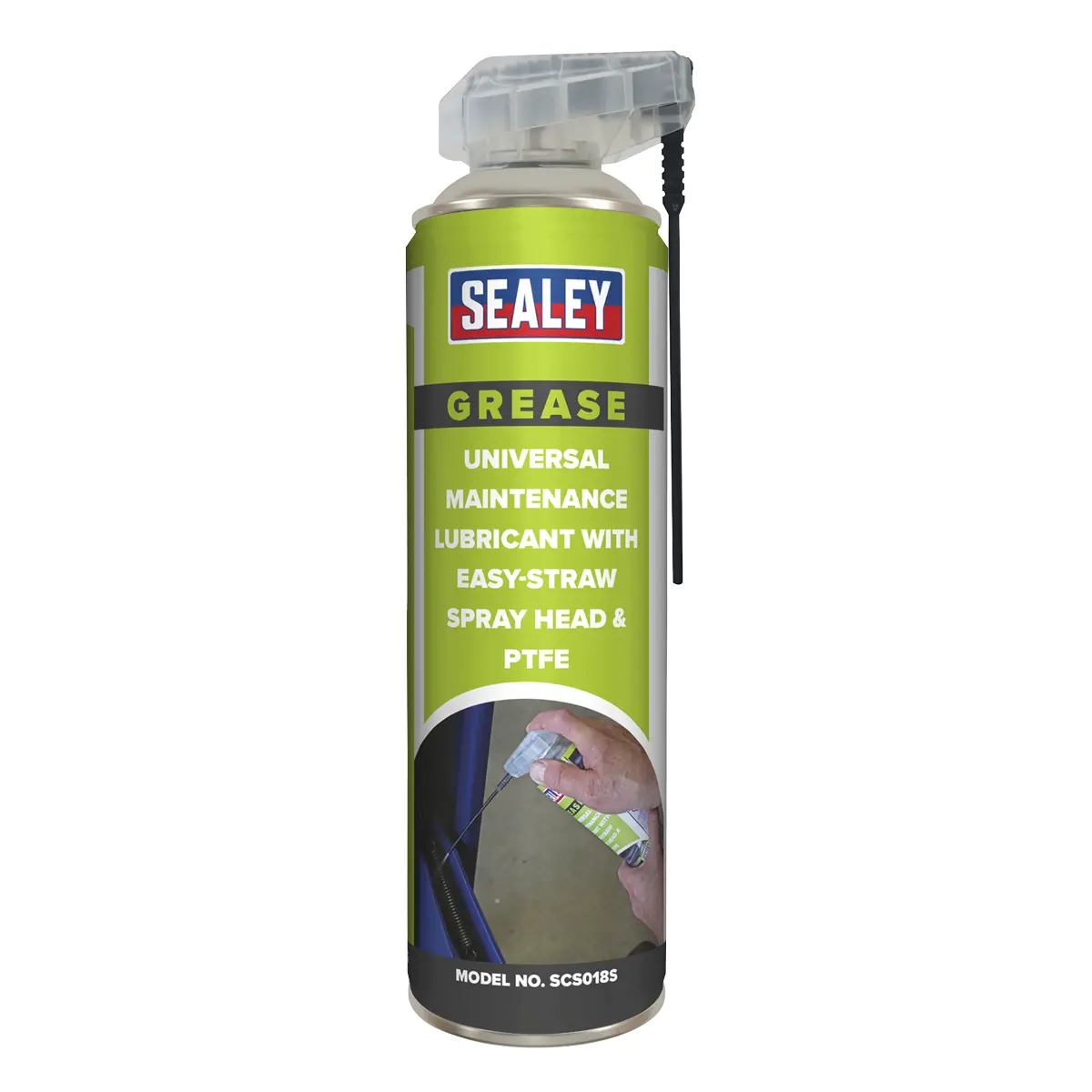 Sealey Universal Maintenance Lubricant With Easy-Straw Spray Head & Ptfe 500Ml Scs018s 1