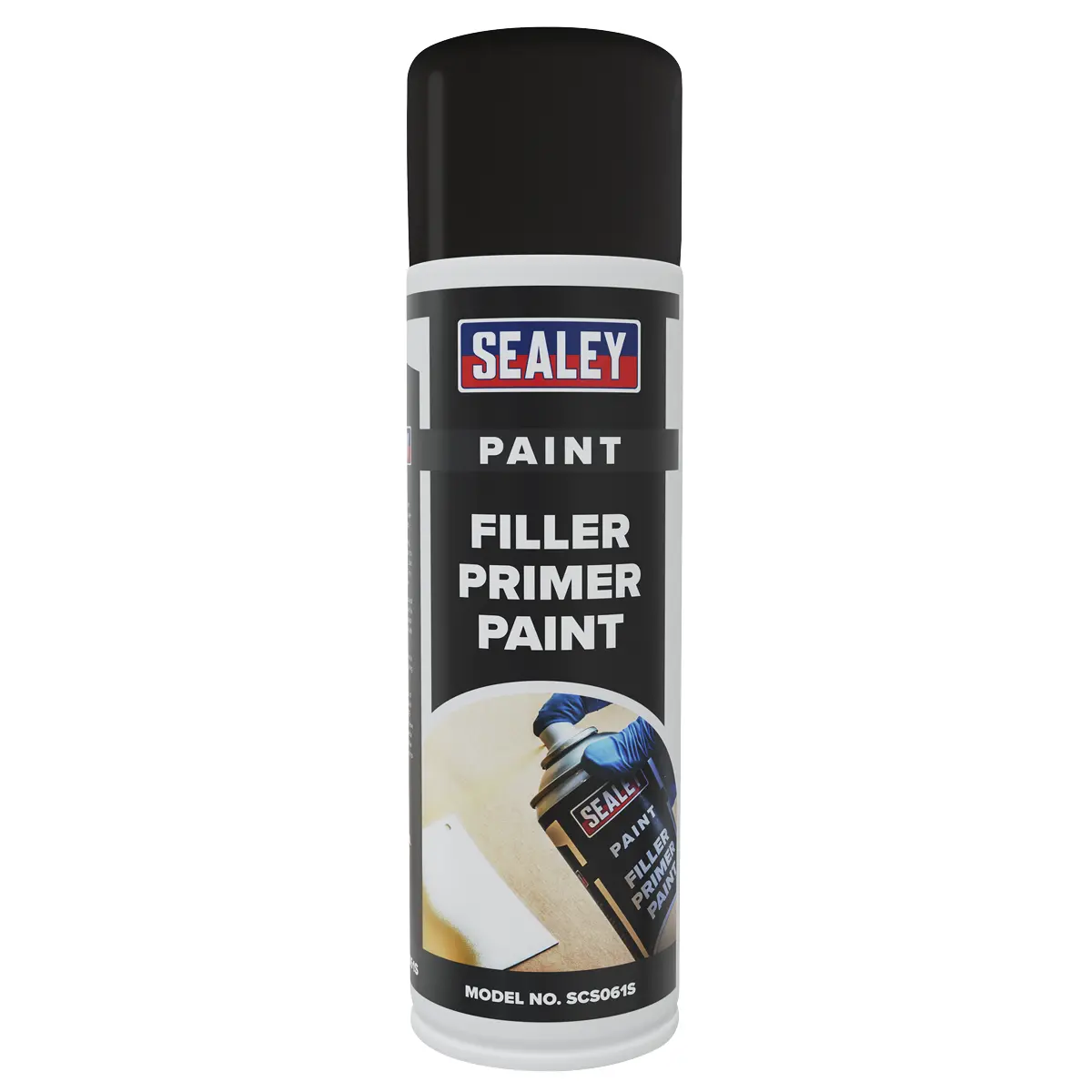 Sealey Filler Primer Paint 500Ml Scs061s 1