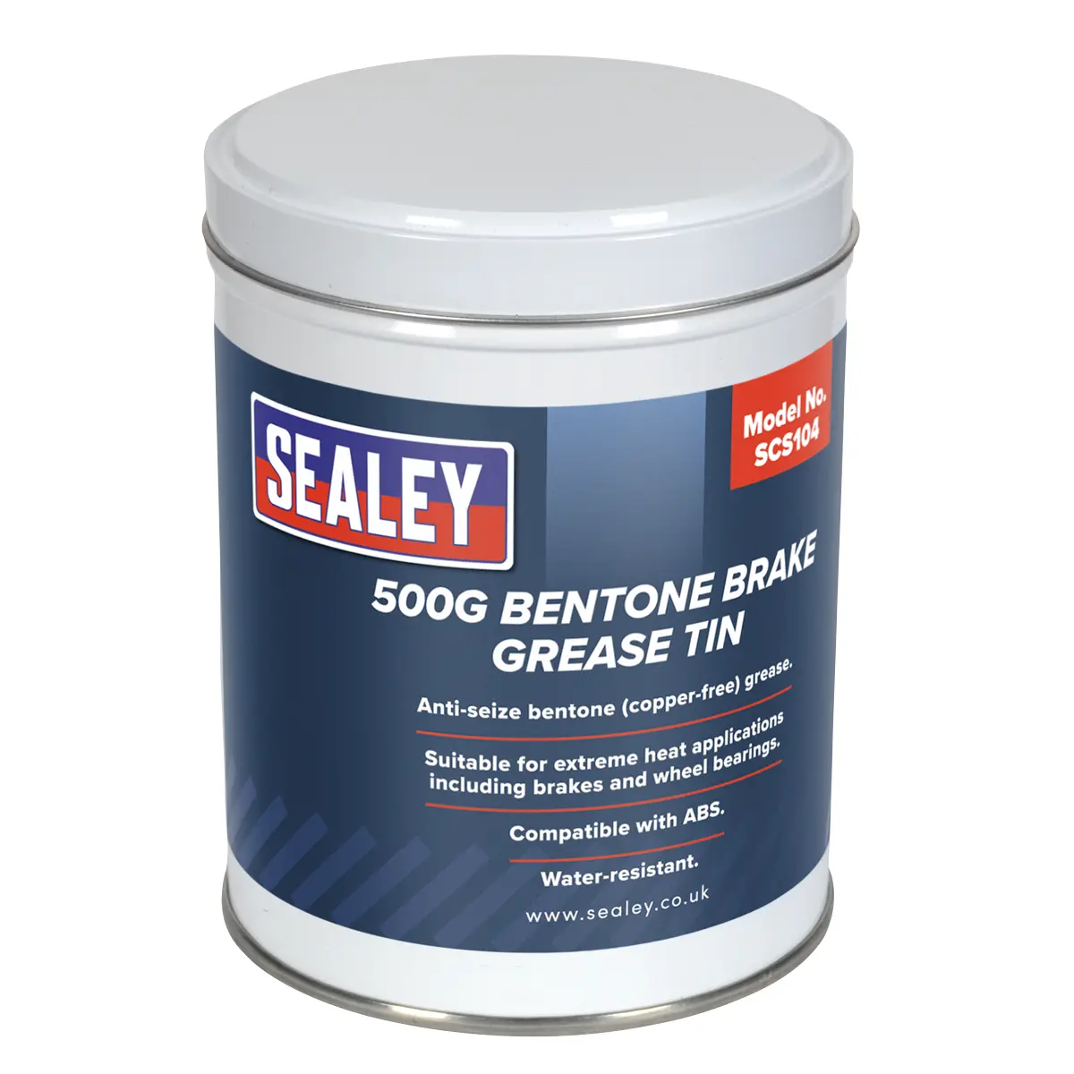 Sealey Bentone Brake Grease Tin 500G Scs104 1