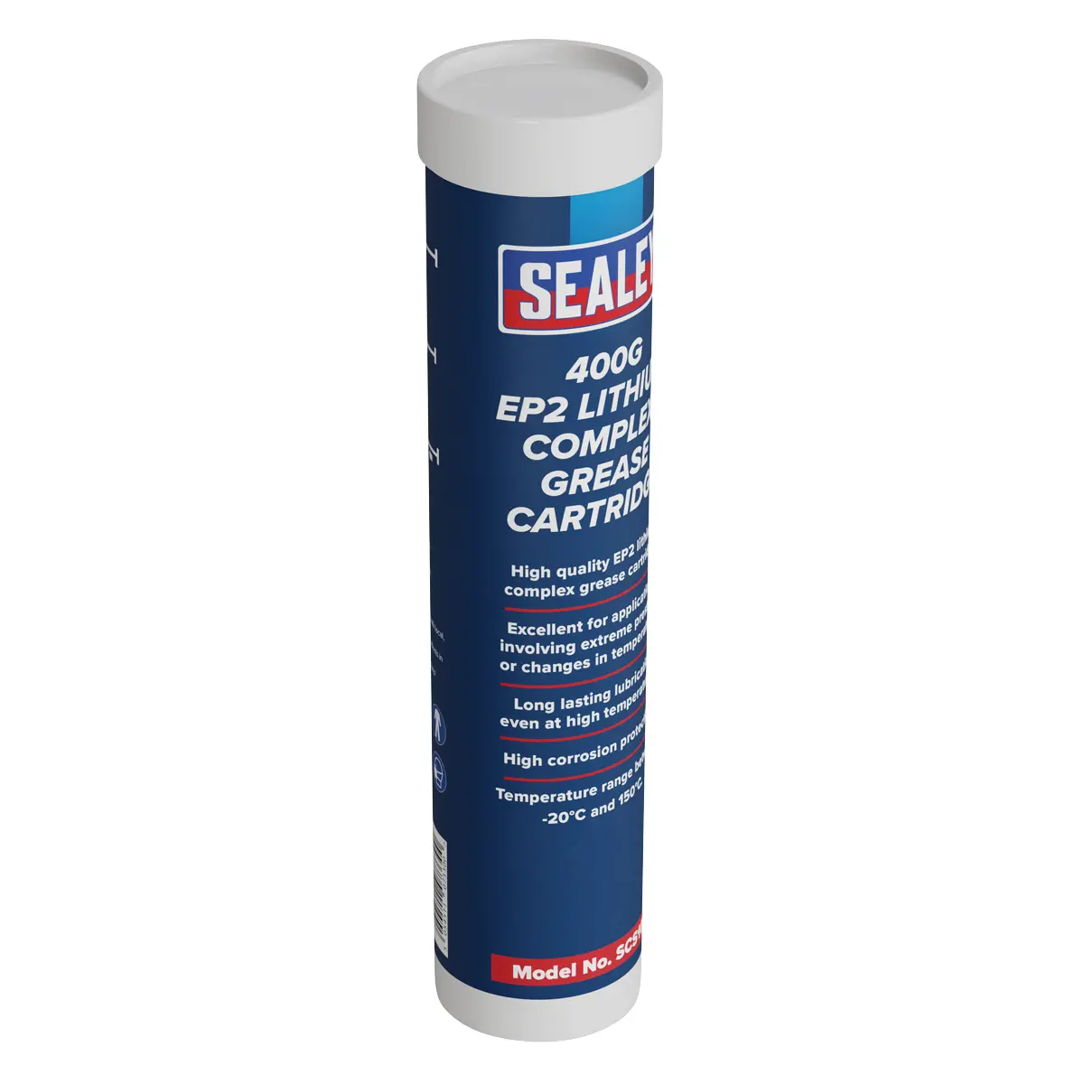 Sealey Ep2 Lithium Complex Grease Cartridge 400G Scs106 1