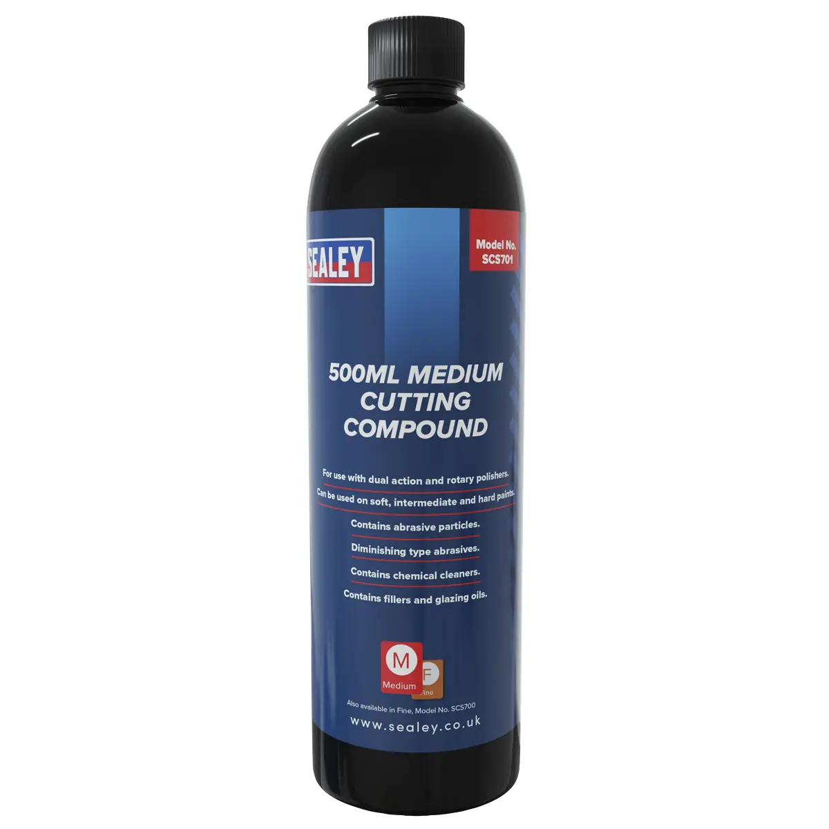 Sealey Medium Cutting Compound 500Ml Scs701 1