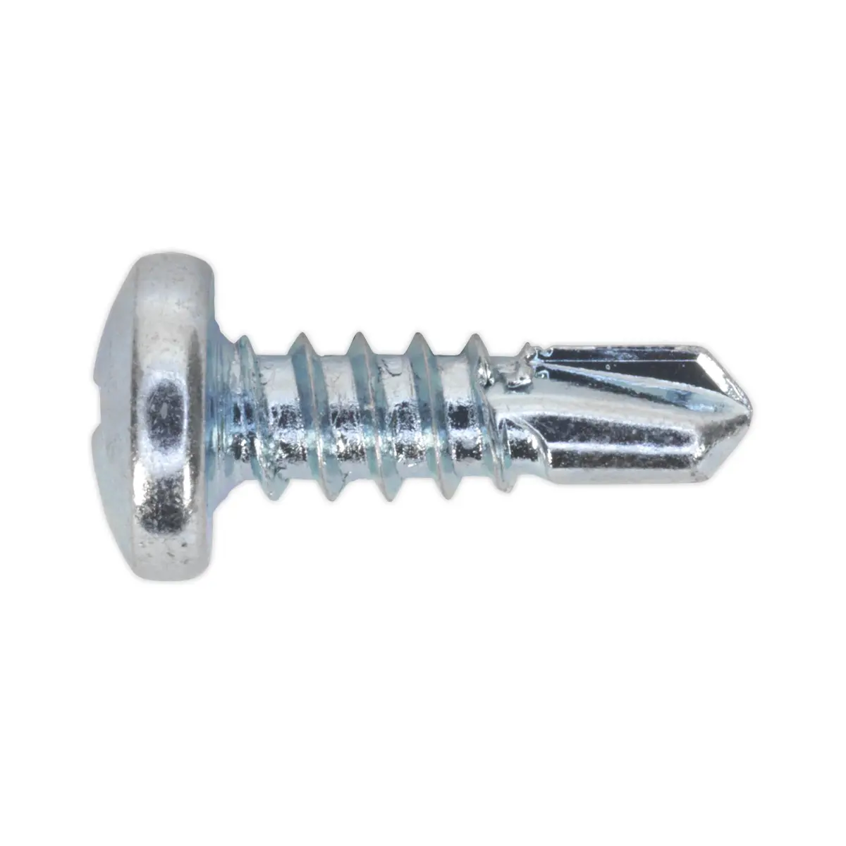 Sealey Zinc Plated Self-Drilling Pan Head Phillips Screw 4.2 X 13Mm - Pack Of 100 Sdph4213 1