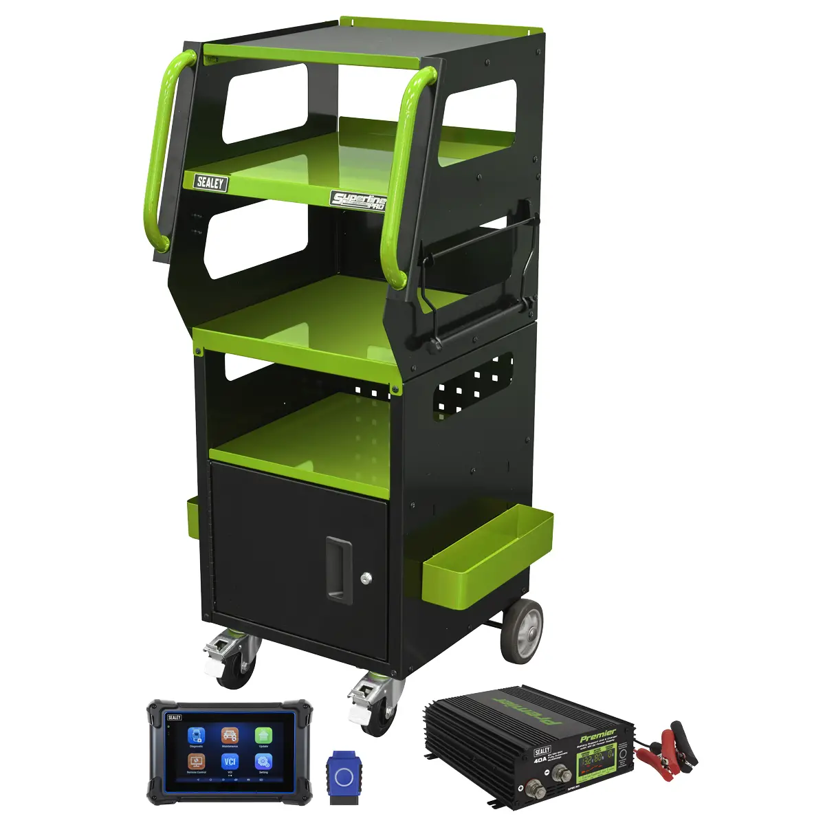 Sealey Diagnostic Support Station - Green Sds1g1 1