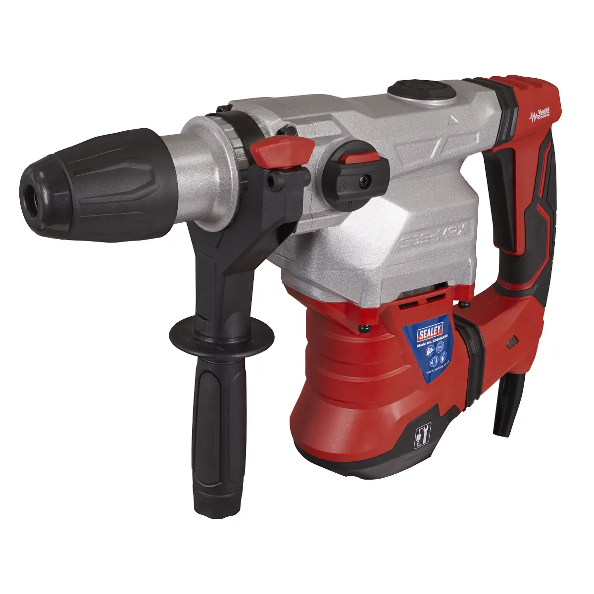 Sealey 40Mm Sds Max Rotary Hammer Drill 1500W/230V Sdsmax40 1