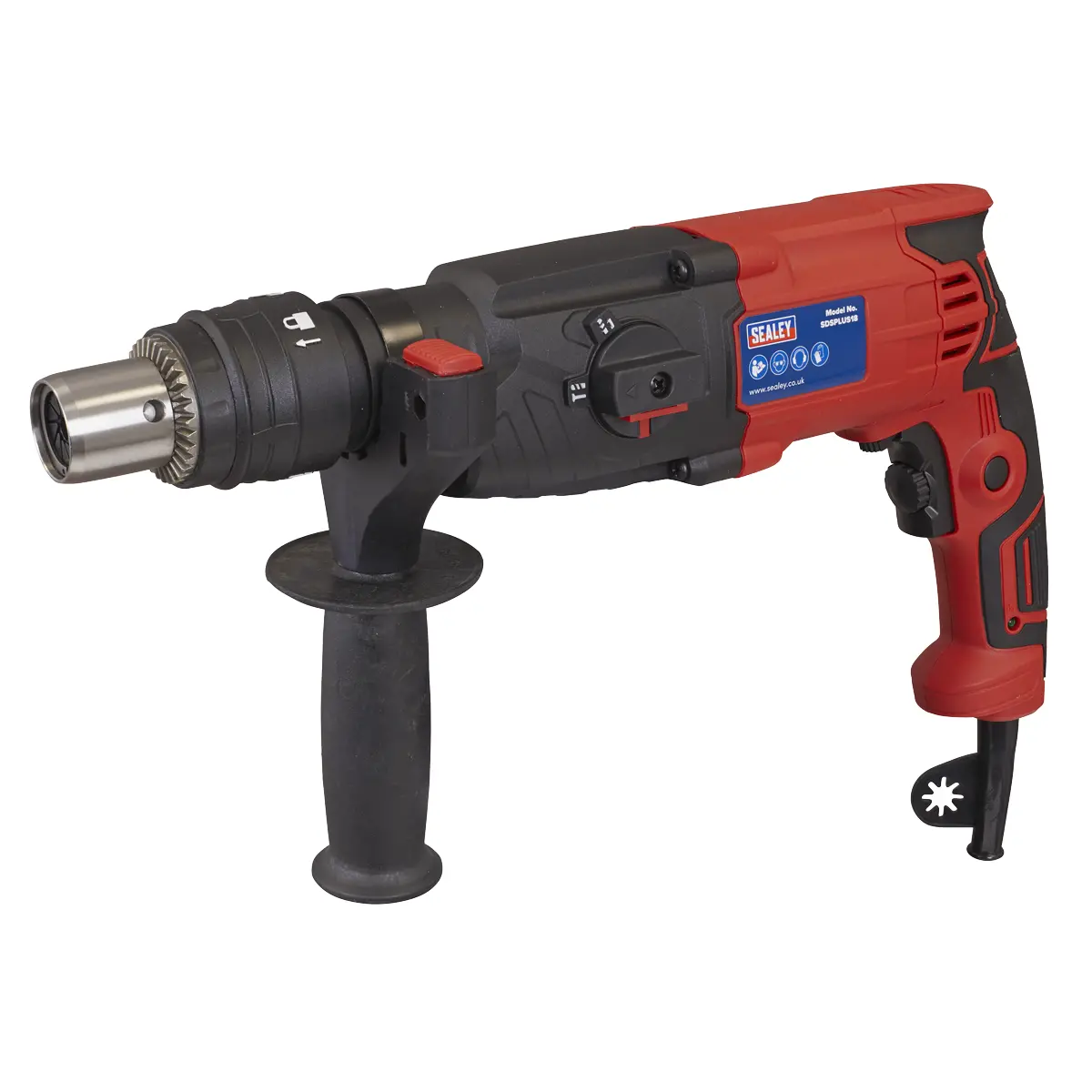 Sealey 18Mm Sds Plus Rotary Hammer Drill 750W/230V Sdsplus18 1
