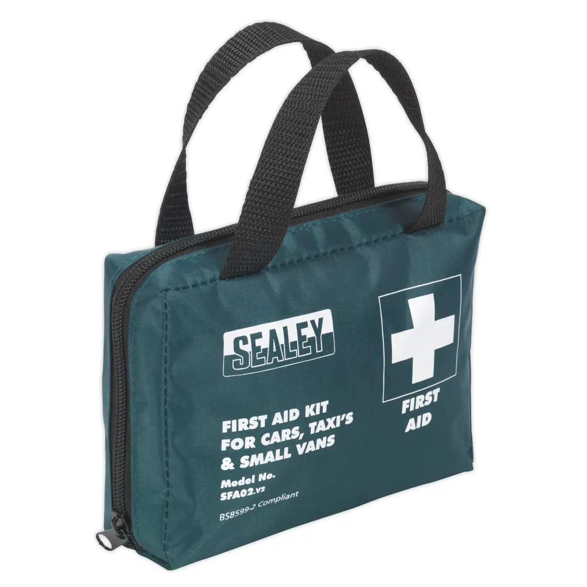 Sealey Medium First Aid Kit For Cars, Taxis & Small Vans - Bs 8599-2 Compliant Sfa02 1