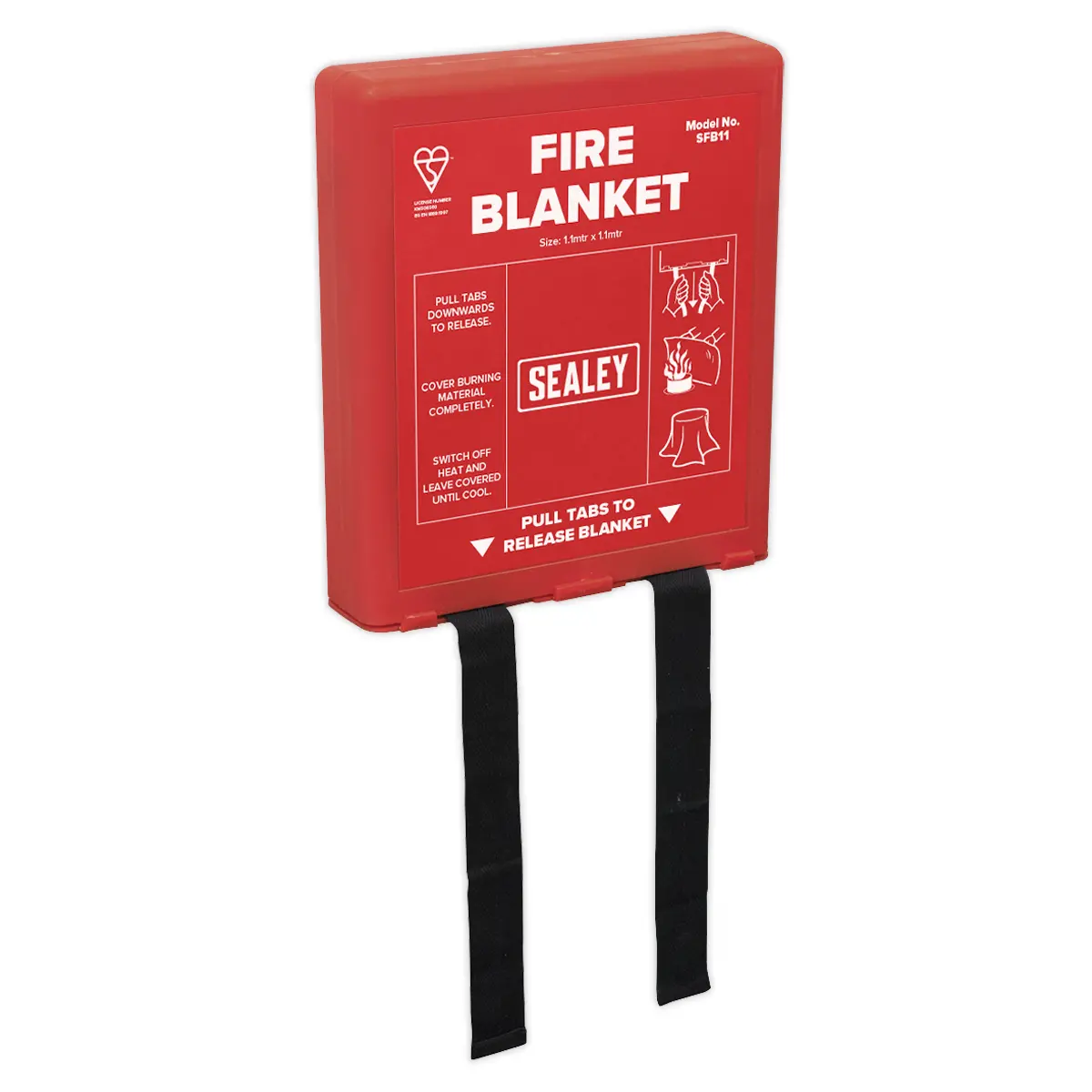 Sealey Fire Blanket 1.1 X 1.1M Sfb11 1