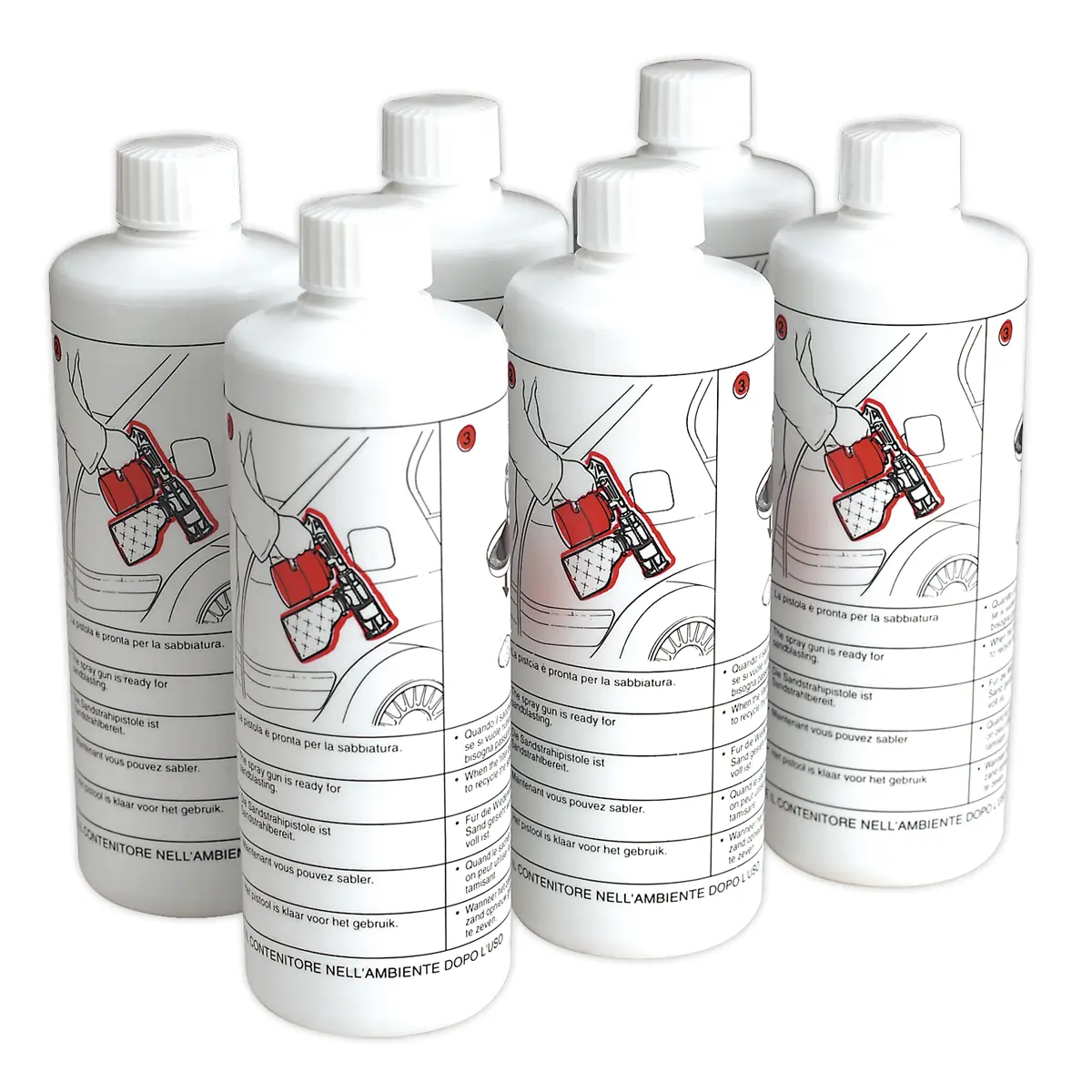 Sealey Shot Blasting Sand - Pack Of 6 Sg10/Sand6 1
