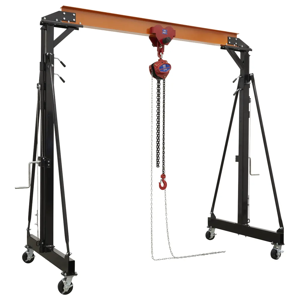 Sealey Portable Adjustable Gantry Frame With Trolley Combo 2 Tonne Sg2000kit 1
