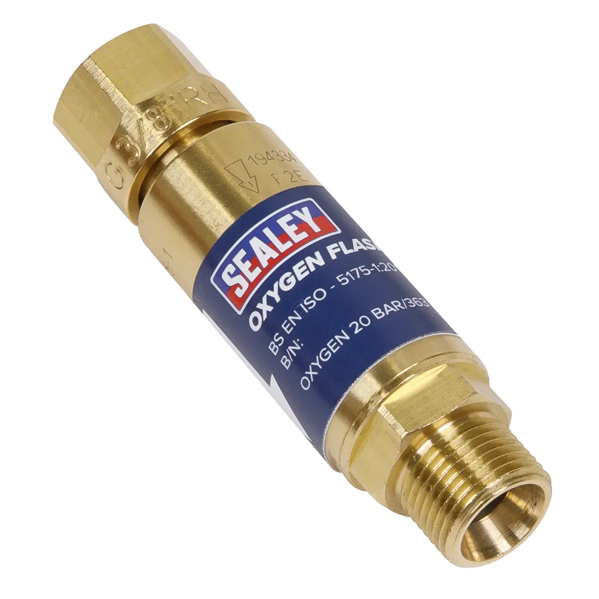 Sealey Oxygen Flash Back Arrestor Sga3/Fba 1