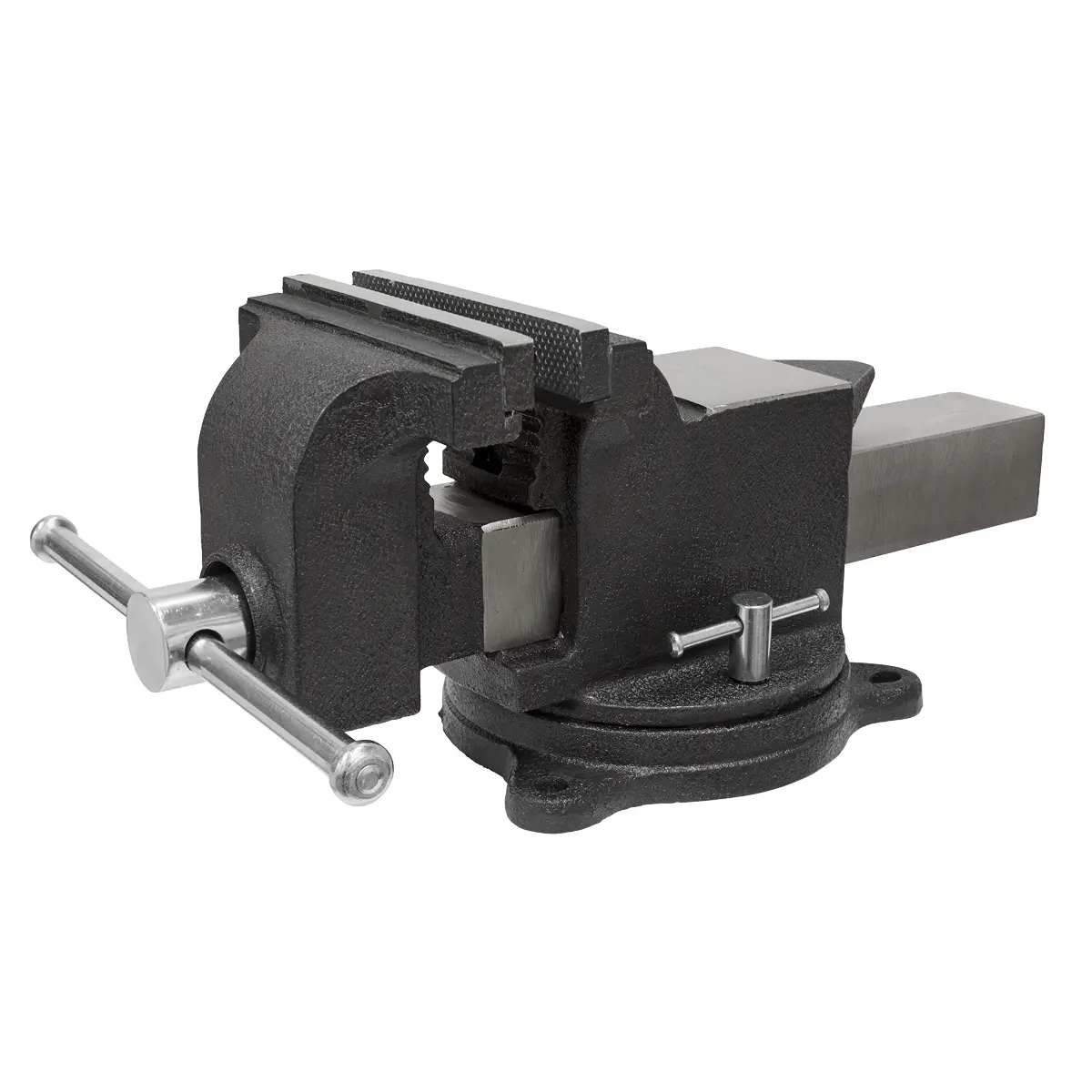 Sealey Sg Iron Industrial Vice With Swivel Base 200Mm Sgv200 1