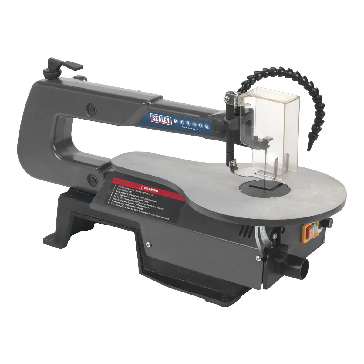 Sealey Variable Speed Scroll Saw 406Mm Throat 230V Sm1302 1