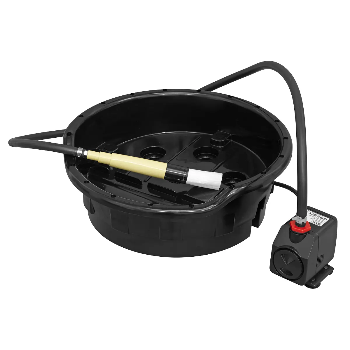 Sealey Portable Parts Washer Bucket With Brush 14L Sm220 1