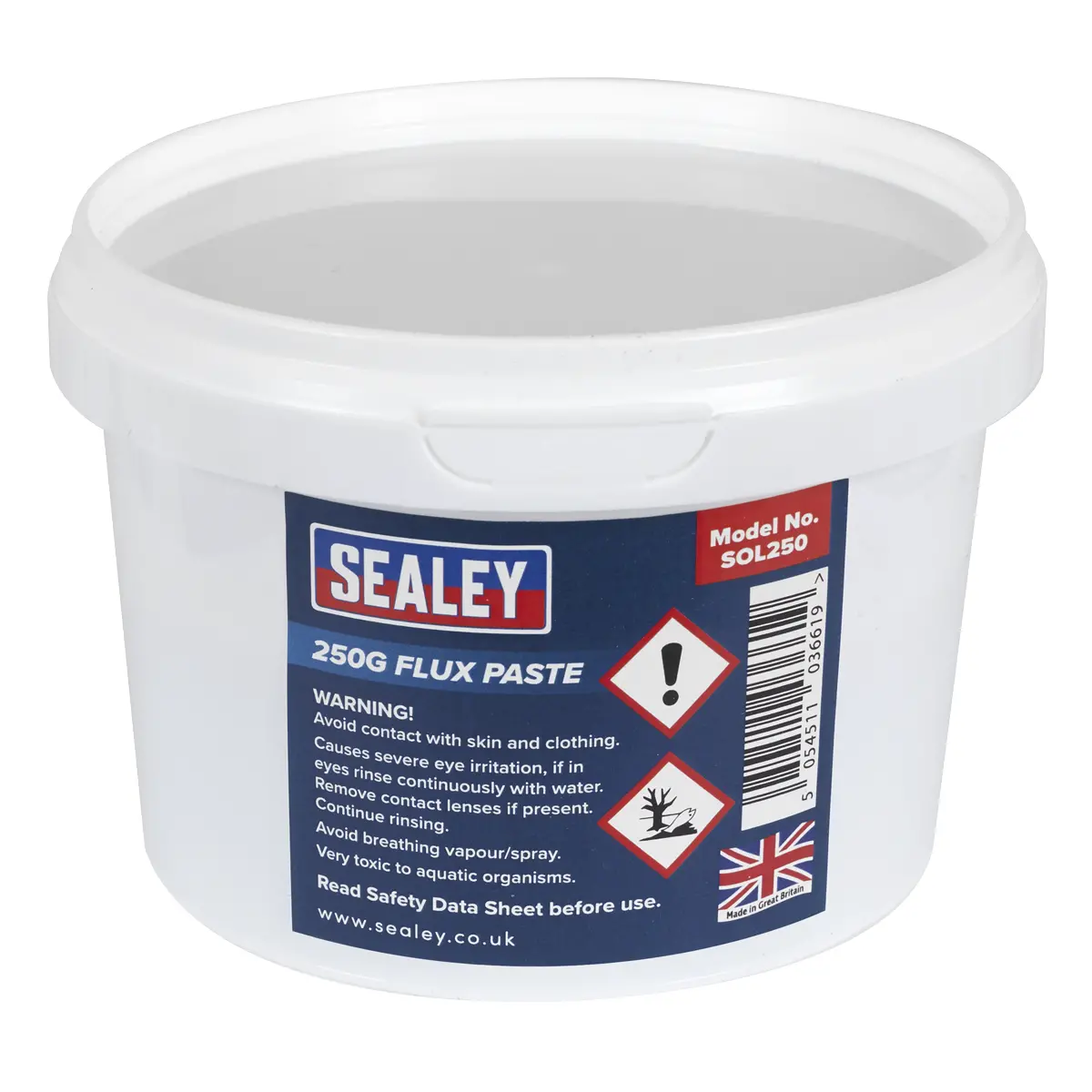Sealey Flux Paste Tub 250G Sol250 1