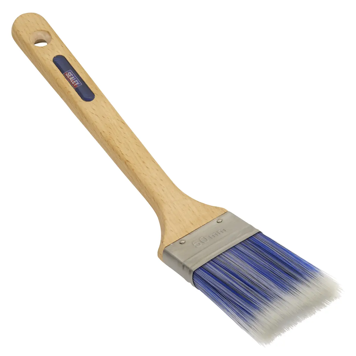 Sealey Wooden Handle Radiator Paint Brush 50Mm Spbr50 1