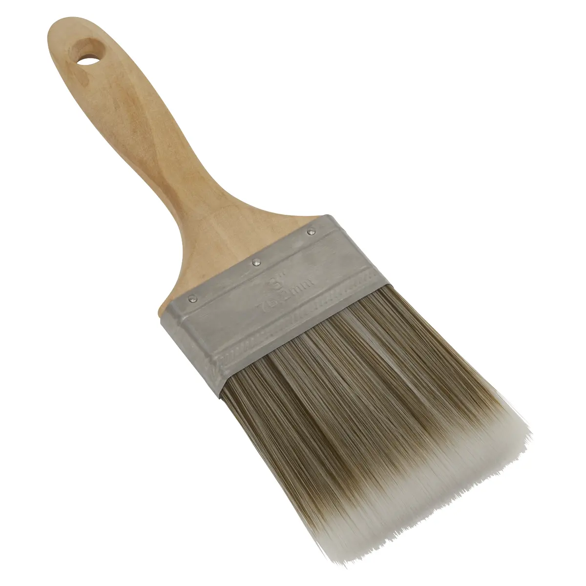 Sealey Wooden Handle Paint Brush 76Mm Spbs76w 1