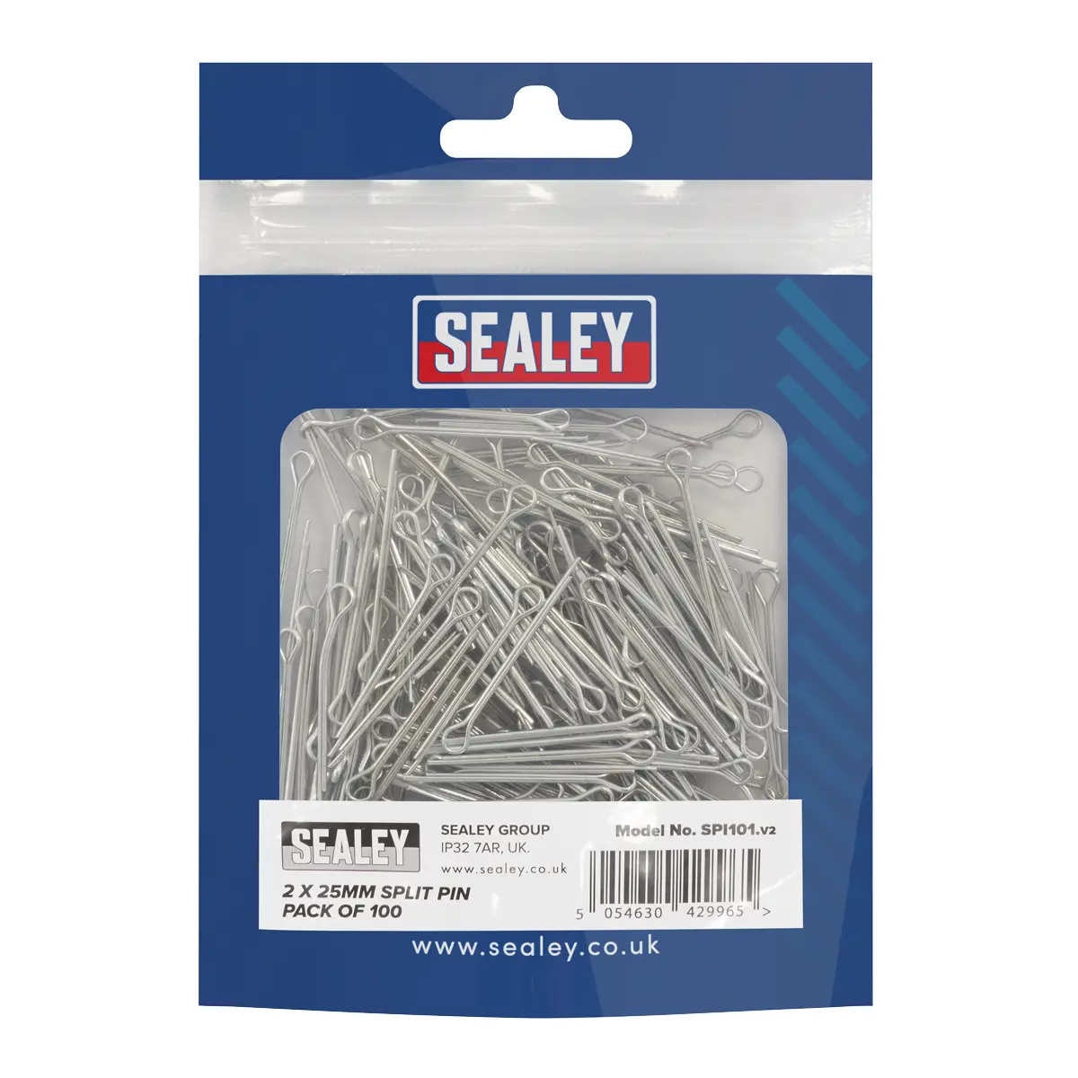 Sealey Split Pin 2 X 25Mm - Pack Of 100 Spi101 2