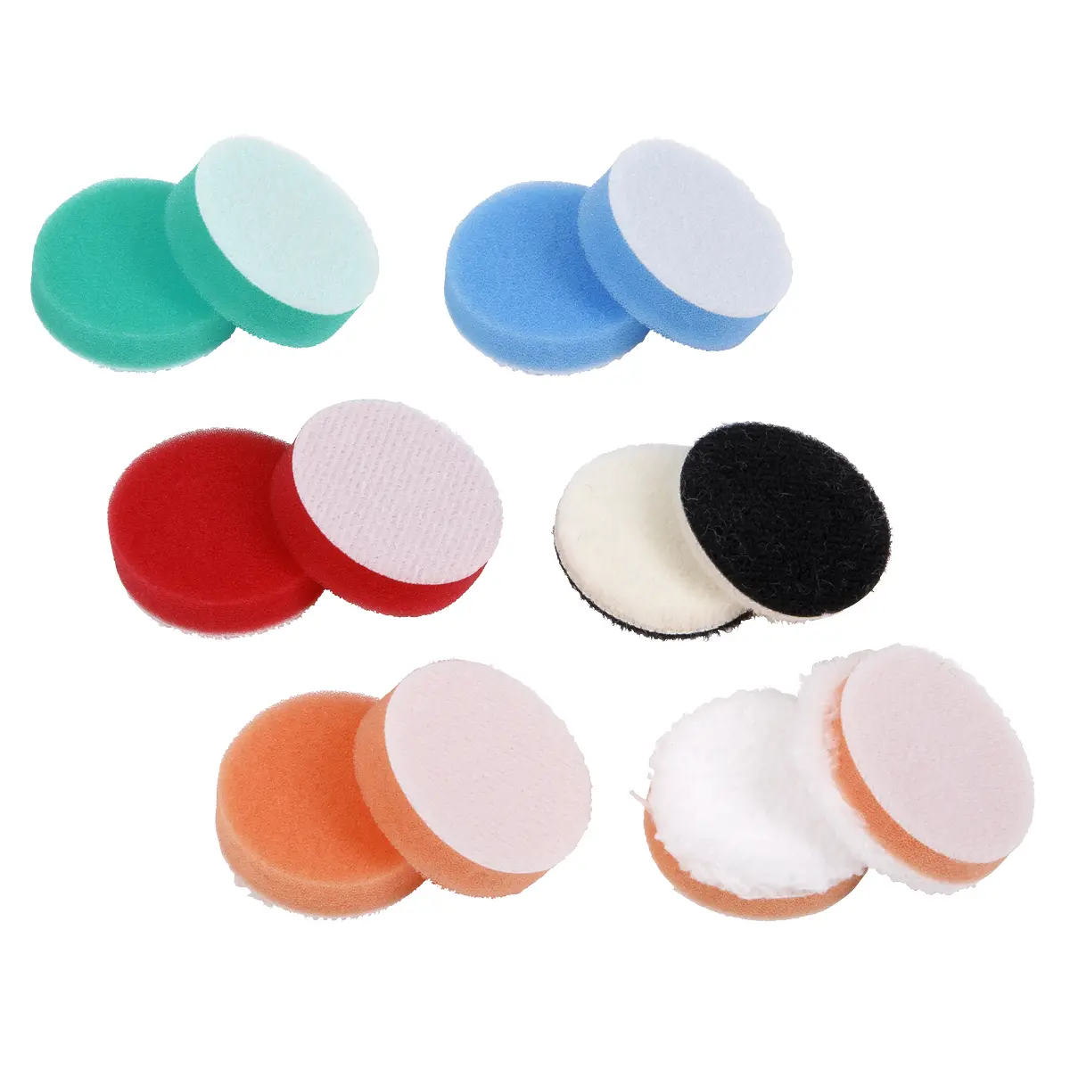 Sealey Polisher Pad Kit 40Mm X 10Mm Spk600acc1 1