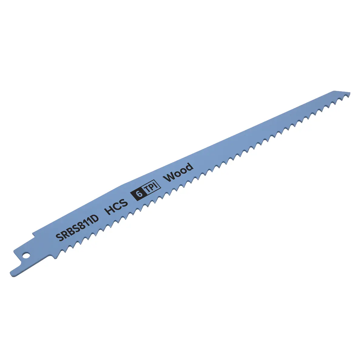 Sealey Reciprocating Saw Blade For Clean Wood 200Mm 6Tpi - Pack Of 5 Srbs811d 1