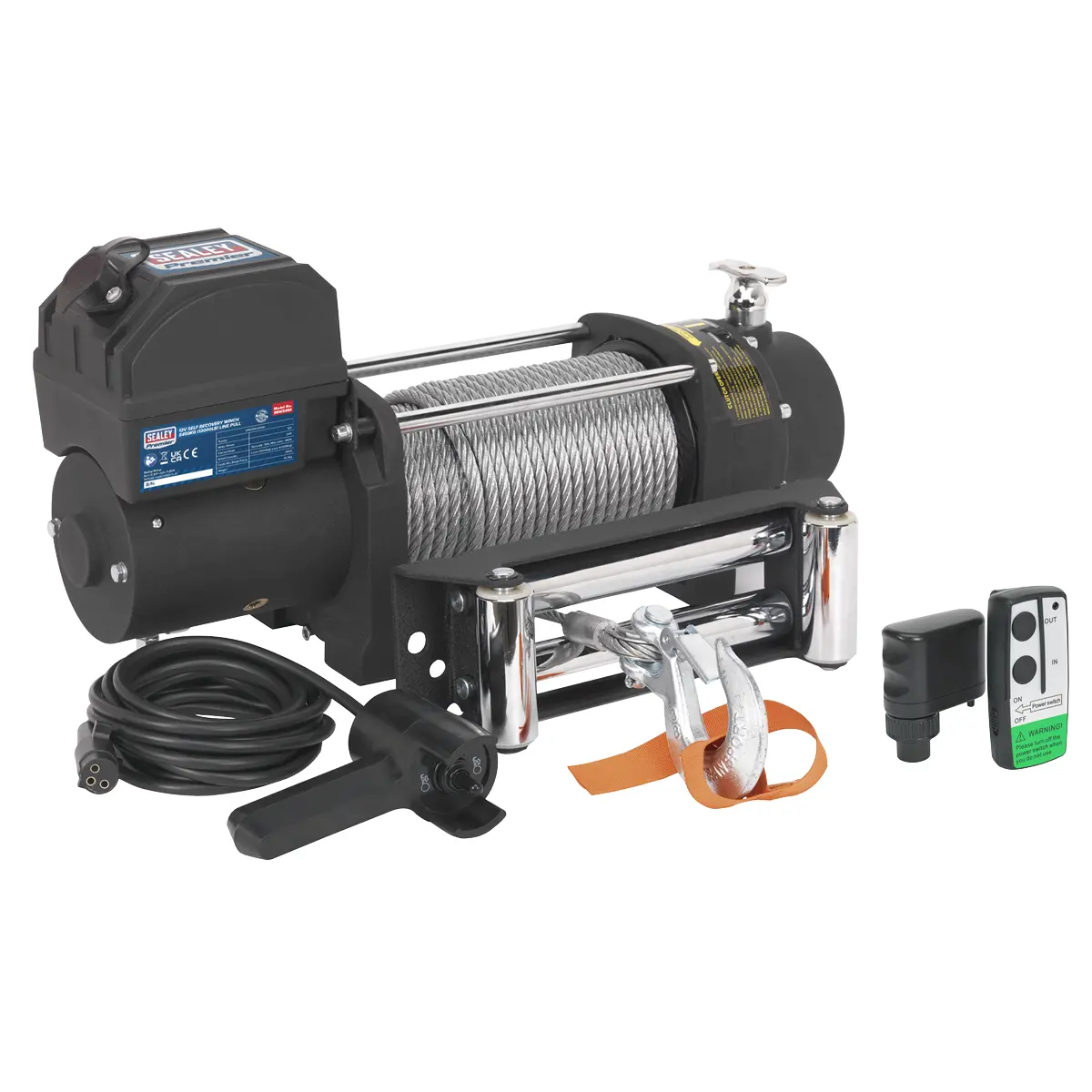 Sealey Self-Recovery Wireless Winch Srw5450 Combo Kit Srw5450kit 1