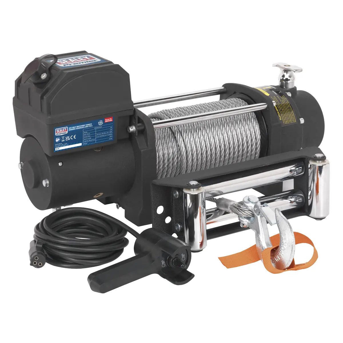 Sealey Self-Recovery Wireless Winch Srw5450 Combo Kit Srw5450kit 2
