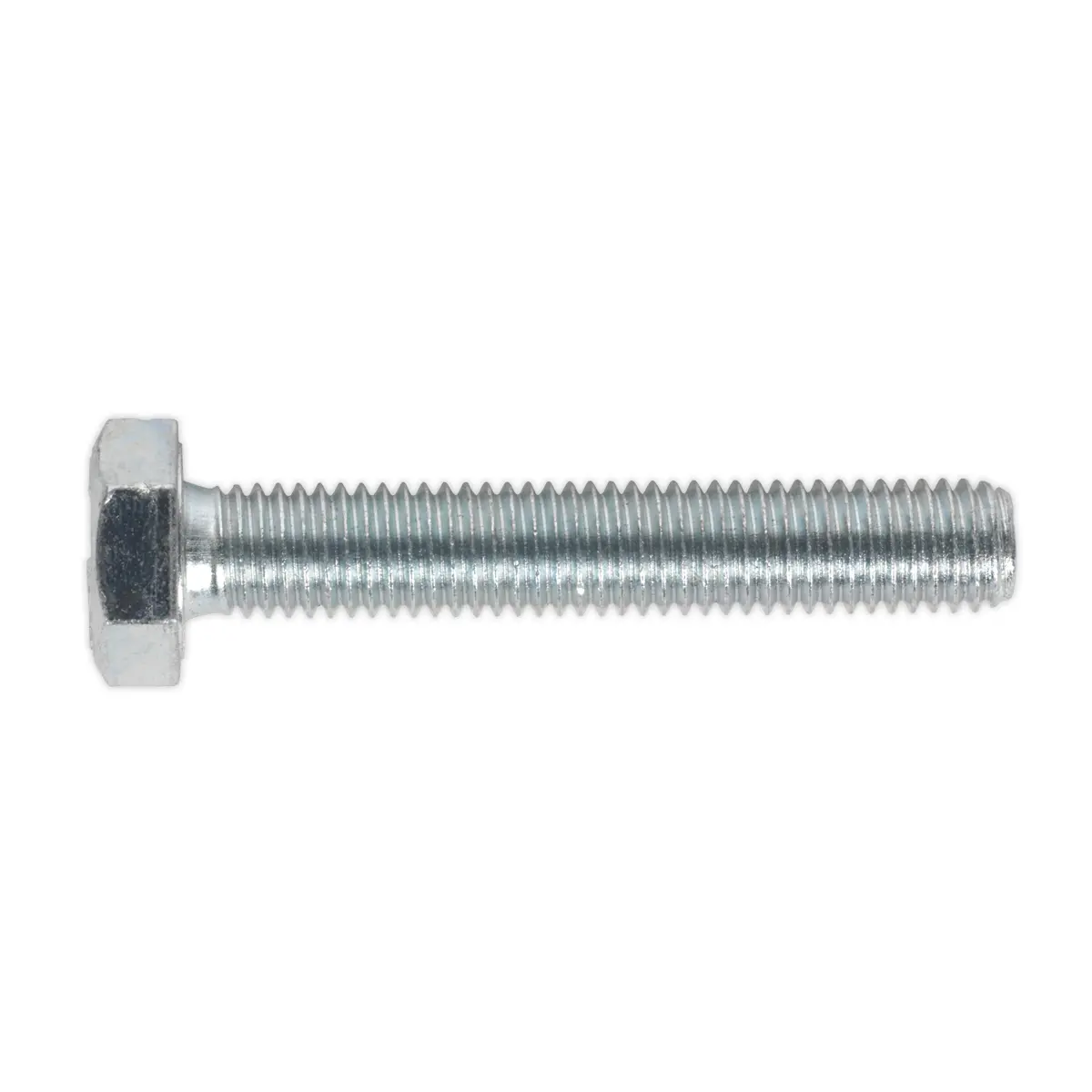 Sealey 8.8 Zinc Plated Ht Setscrew M10 X 60Mm, Din 933 - Pack Of 25 Ss1060 1