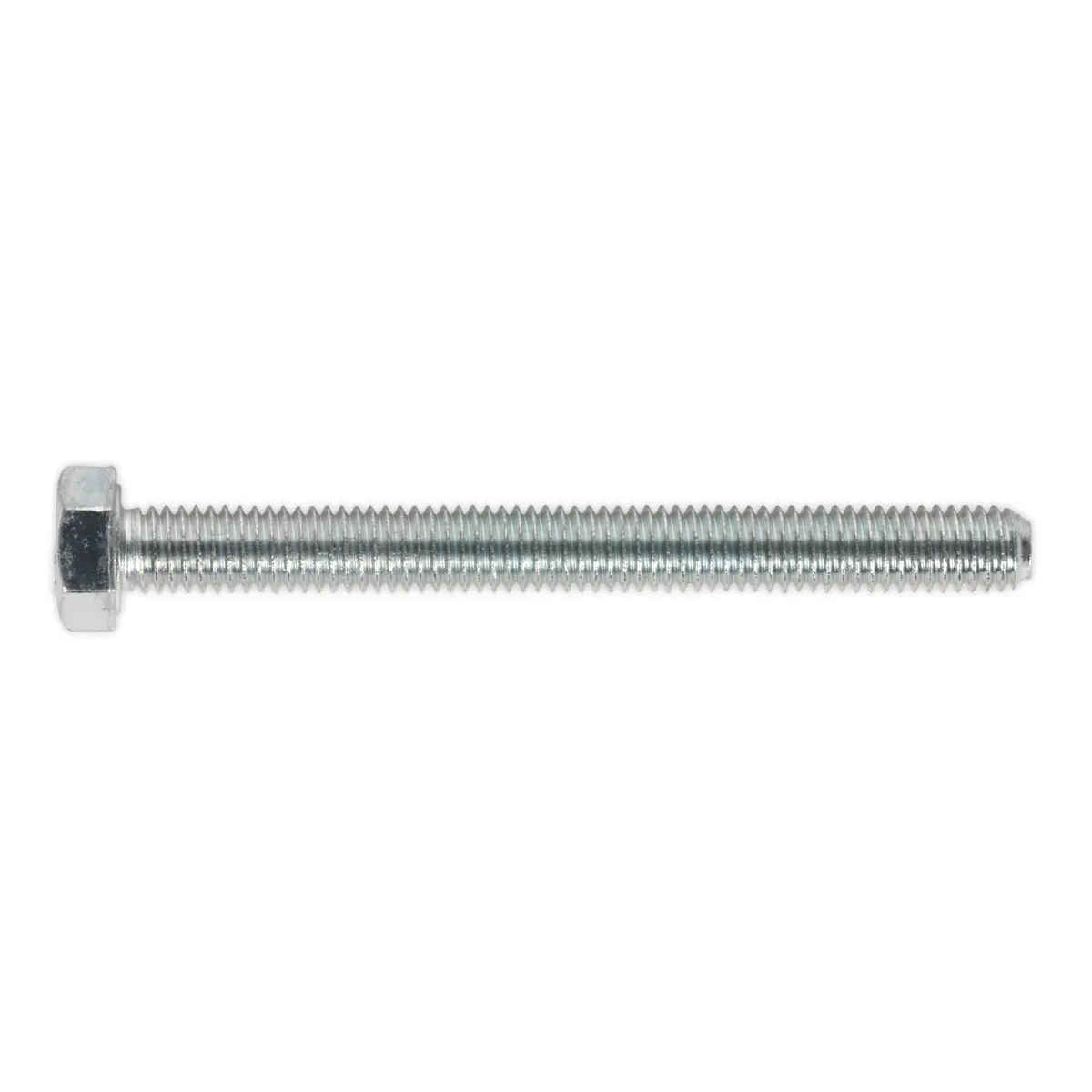 Sealey 8.8 Zinc Plated Ht Setscrew M5 X 50Mm, Din 933 - Pack Of 50 Ss550 1