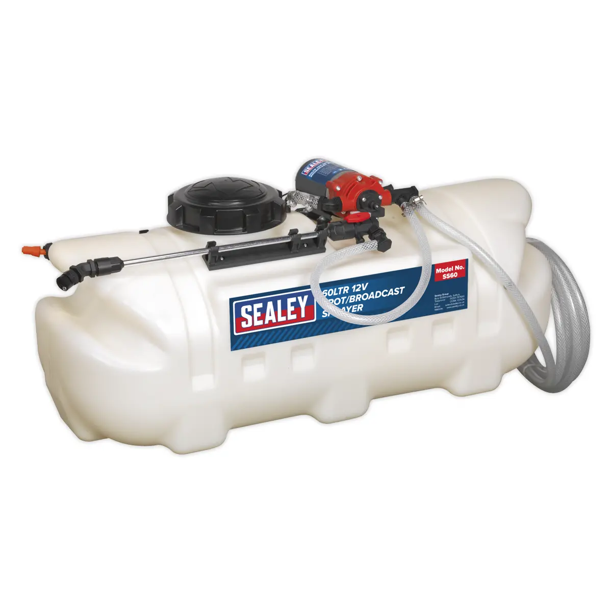 Sealey Broadcast/Spot Sprayer 60L 12V Ss60 1