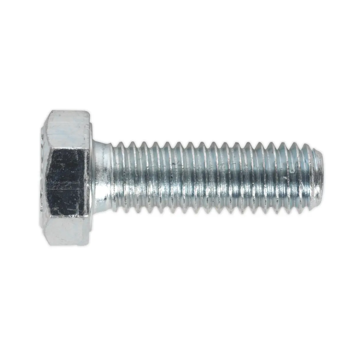 Sealey 8.8 Zinc Plated Ht Setscrew M8 X 25Mm, Din 933 - Pack Of 50 Ss825 1