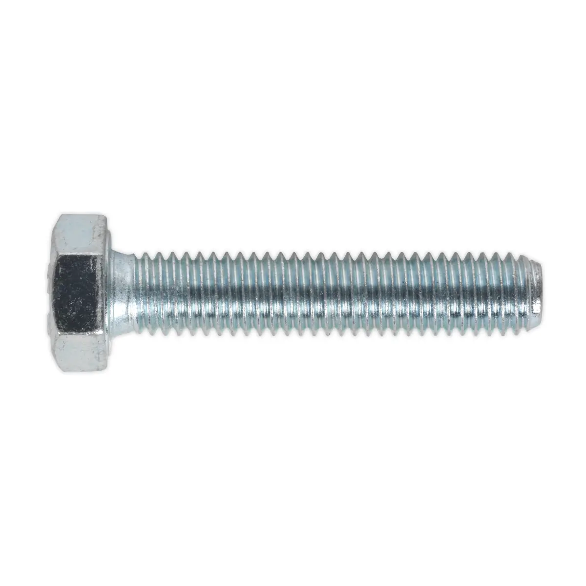 Sealey 8.8 Zinc Plated Ht Setscrew M8 X 40Mm, Din 933 - Pack Of 50 Ss840 1