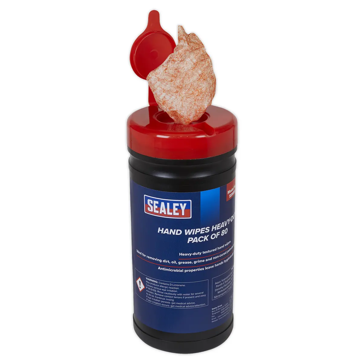 Sealey Heavy-Duty Hand Wipes - Pack Of 80 Ssw80 1