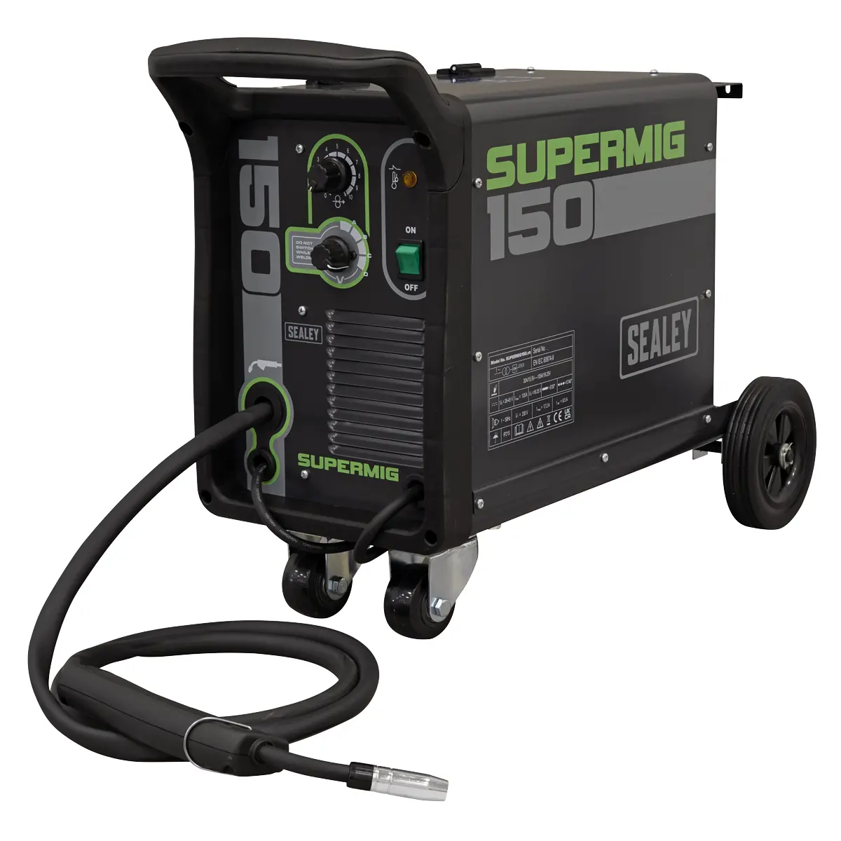 Sealey Gas/Gasless Mig Welder 150A 230V Supermig150 1