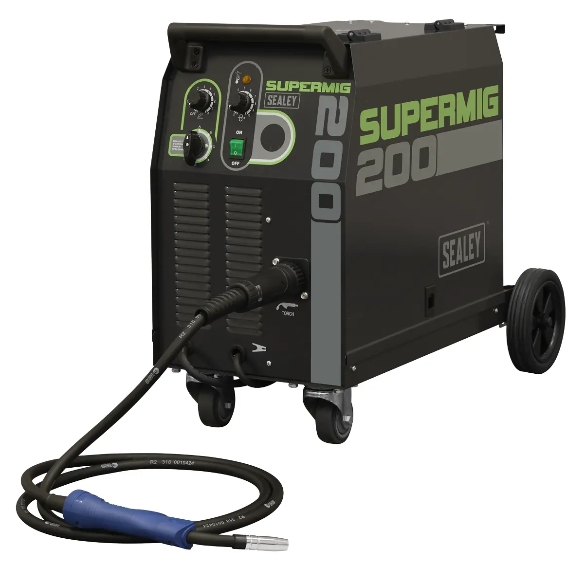 Sealey Professional Gas/Gasless Mig Welder With Binzel® Euro Torch 200A 230V Supermig200 1