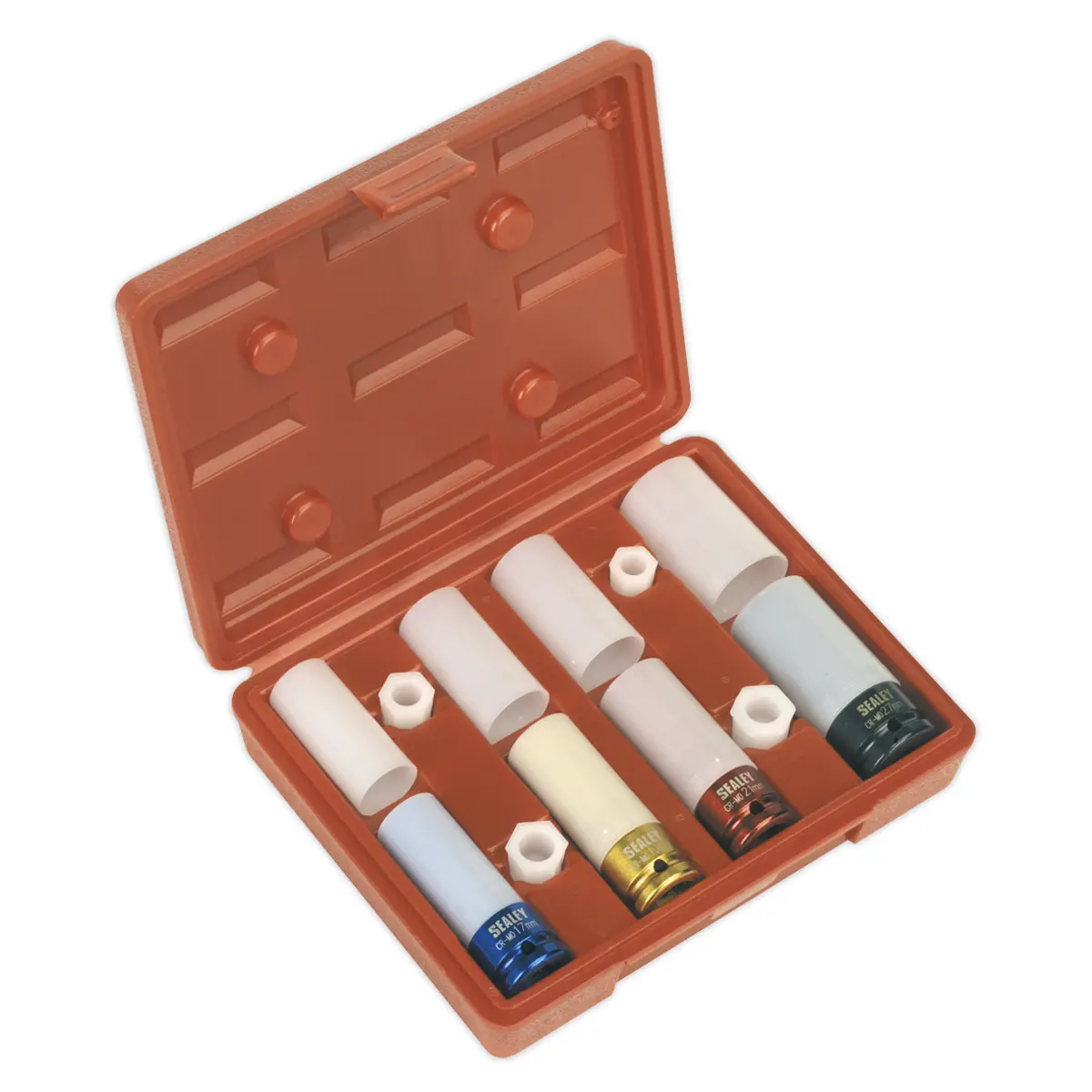 Sealey Alloy Wheel Impact Socket Set 1/2"Sq Drive 4Pc Sx030 1