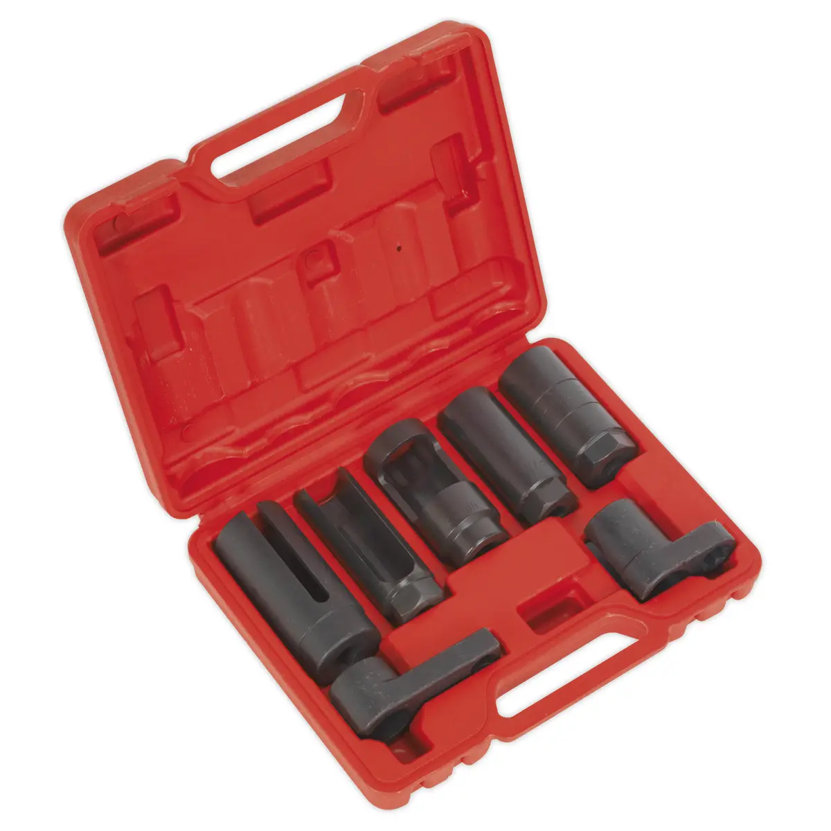 Sealey Oxygen Sensor Socket Set 3/8" & 1/2"Sq Drive 7Pc Sx032 1