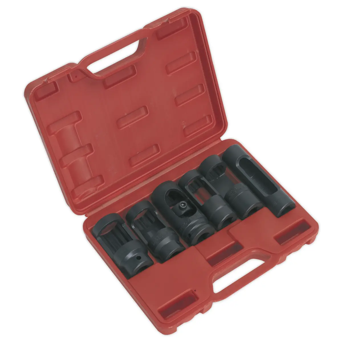 Sealey Diesel Injector Window Socket Set 1/2"Sq Drive 6Pc Sx0401 1