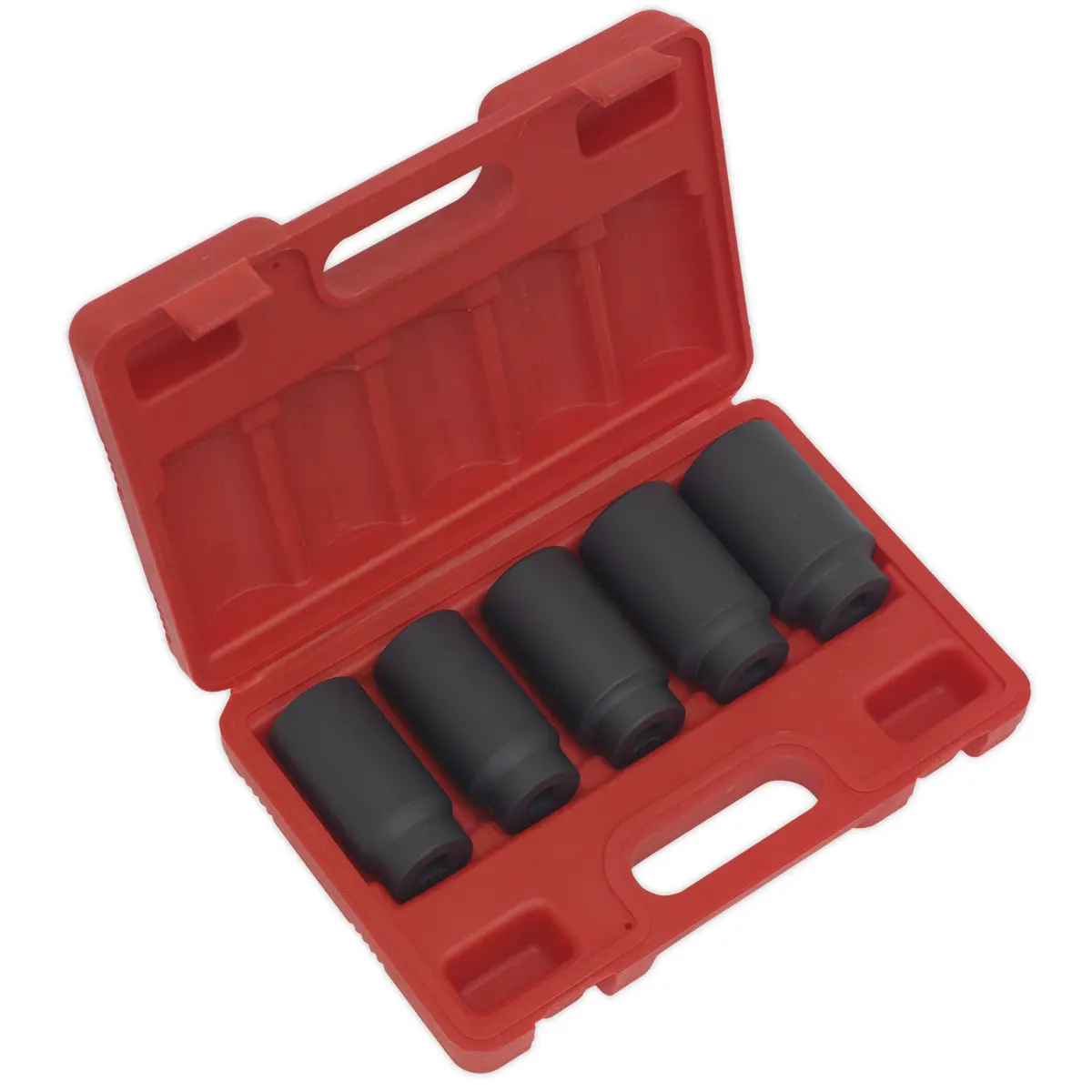 Sealey Impact Hub Nut Socket Set 1/2"Sq Drive 5Pc Sx050 1