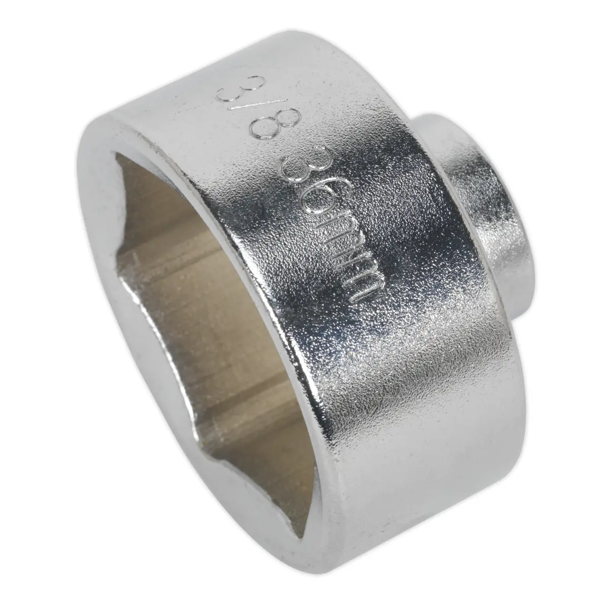 Sealey Low Profile Oil Filter Socket 3/8"Sq Drive 36Mm Sx114 1