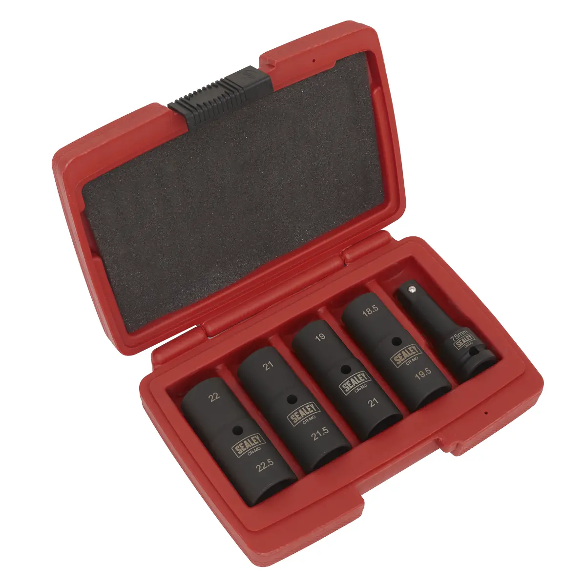 Sealey Double Ended Impact Socket Set 1/2"Sq Drive 5Pc Sx1820 1