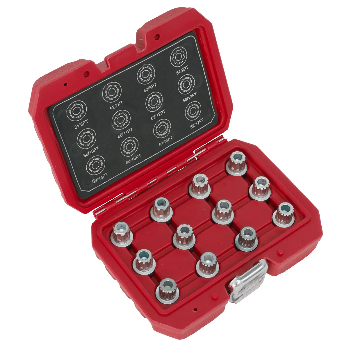 Sealey Locking Wheel Nut Key Set For Vw 12Pc Sx224 1