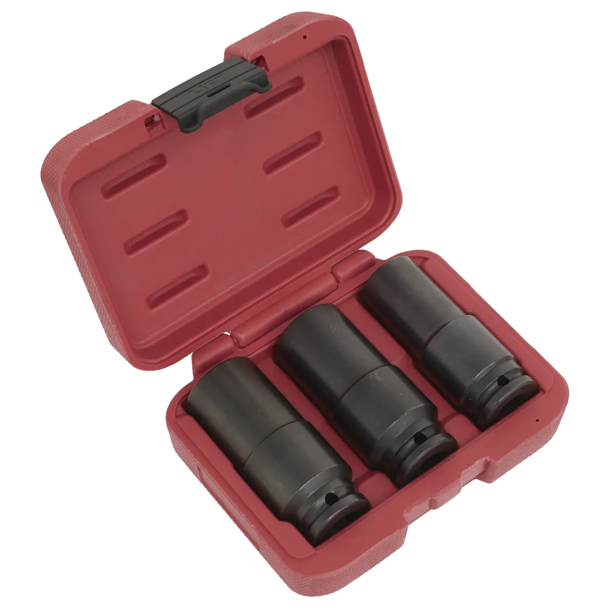 Sealey Deep Weighted Impact Socket Set 1/2"Sq Drive 3Pc Sx319 1